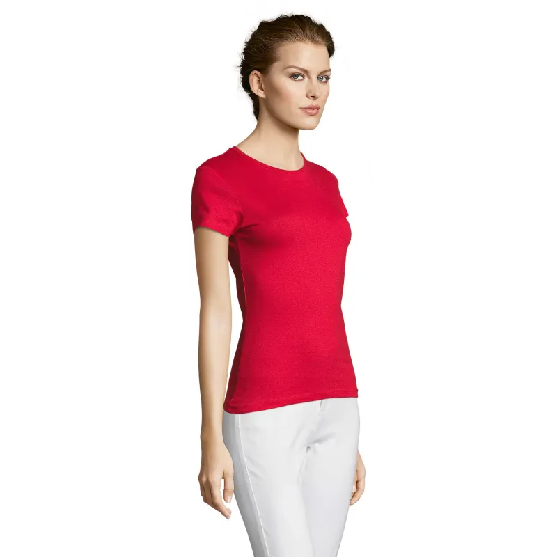 T-shirt femme cintré en coton – 150 g/m² – Personnalisable