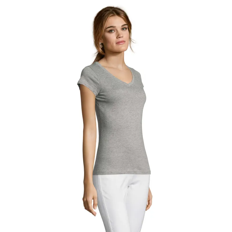 T-shirt femme col V SOL'S MOON personnalisable