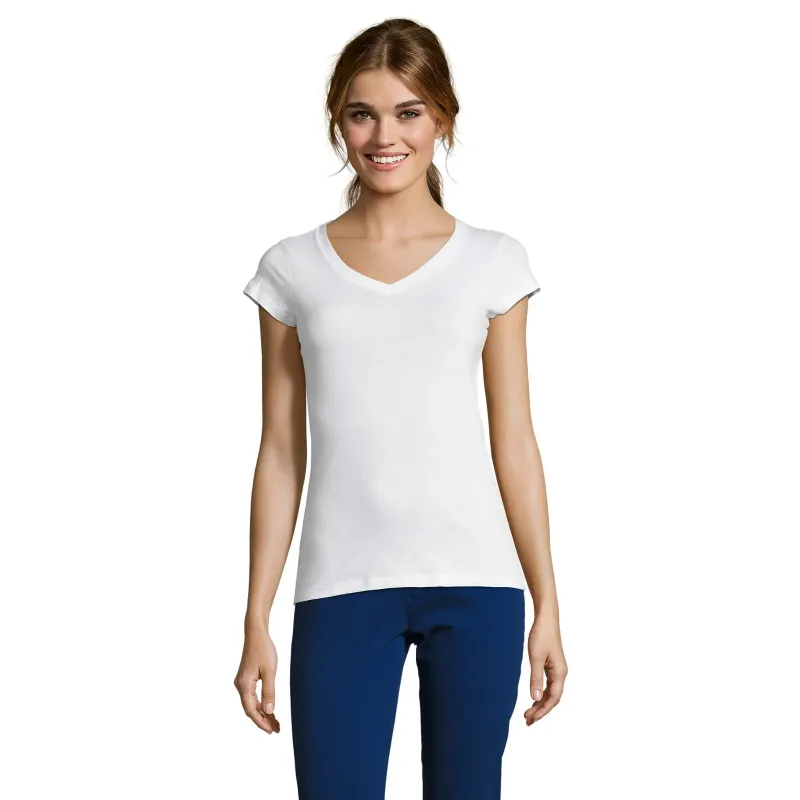 T-shirt femme col V SOL'S MOON personnalisable