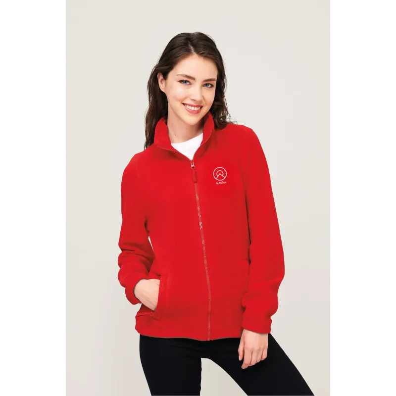 Veste micropolaire femme SOL'S NORTH personnalisable avec logo
