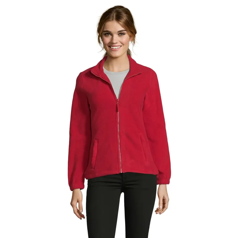 Veste micropolaire femme SOL'S NORTH personnalisable avec logo