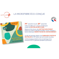 Carte de visite microfibre – Personnalisée, écologique et made in France