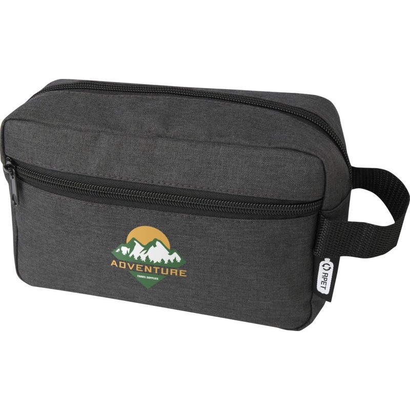 Trousse de toilette en RPET recyclé GRS – personnalisable 1,5L
