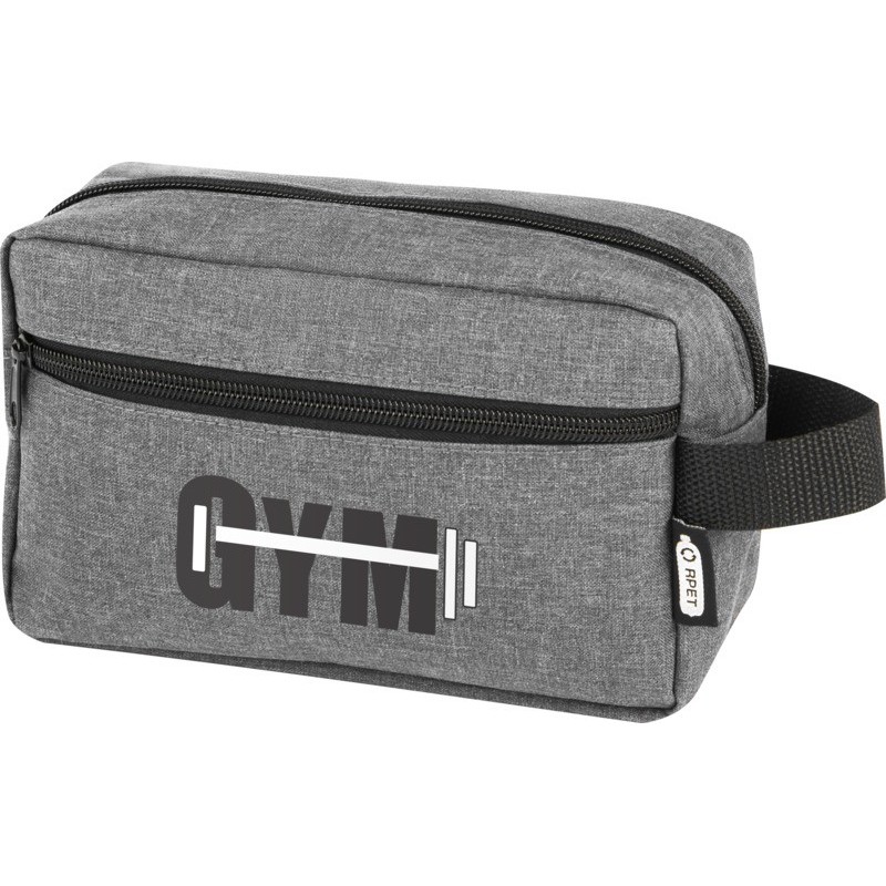 Trousse de toilette en RPET recyclé GRS – personnalisable 1,5L