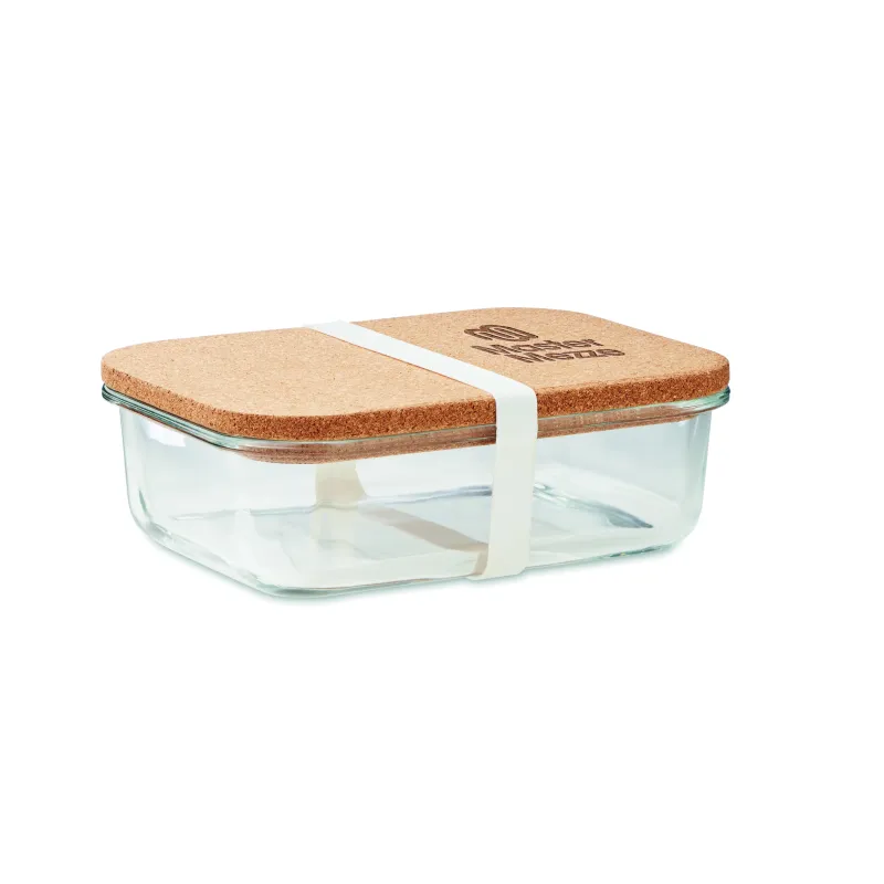 Lunchbox personnalisable verre et liège – 830 ml