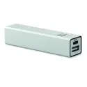 Powerbank aluminium recyclé 2600mAh - Chargement USB Type-C