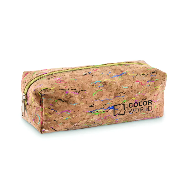 Trousse en Liège Élégante – Accessoire Écoresponsable