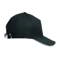 Casquette baseball avec lumière LED et boucle réglable