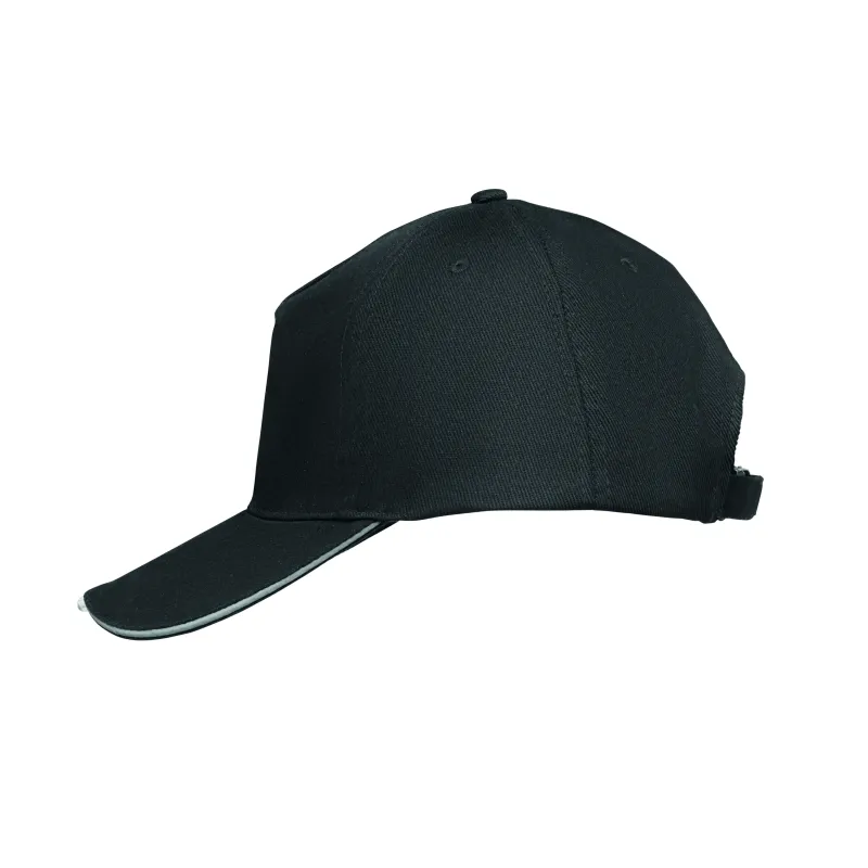 Casquette baseball avec lumière LED et boucle réglable