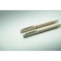 Parure de stylos écologique en paille de blé – Stylo encre bleue et graphite sans encre
