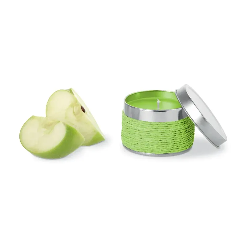 Bougie parfumée en boîte métal – Élégante & personnalisable