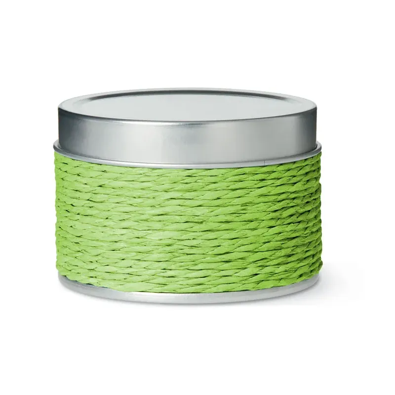 Bougie parfumée en boîte métal – Élégante & personnalisable