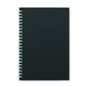 Carnet A5 en carton recyclé – Reliure spirale, 160 pages lignées, personnalisable