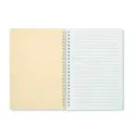 Carnet A5 en carton recyclé – Reliure spirale, 160 pages lignées, personnalisable