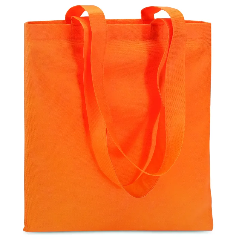 Sac shopping non tissé personnalisable avec anses longues