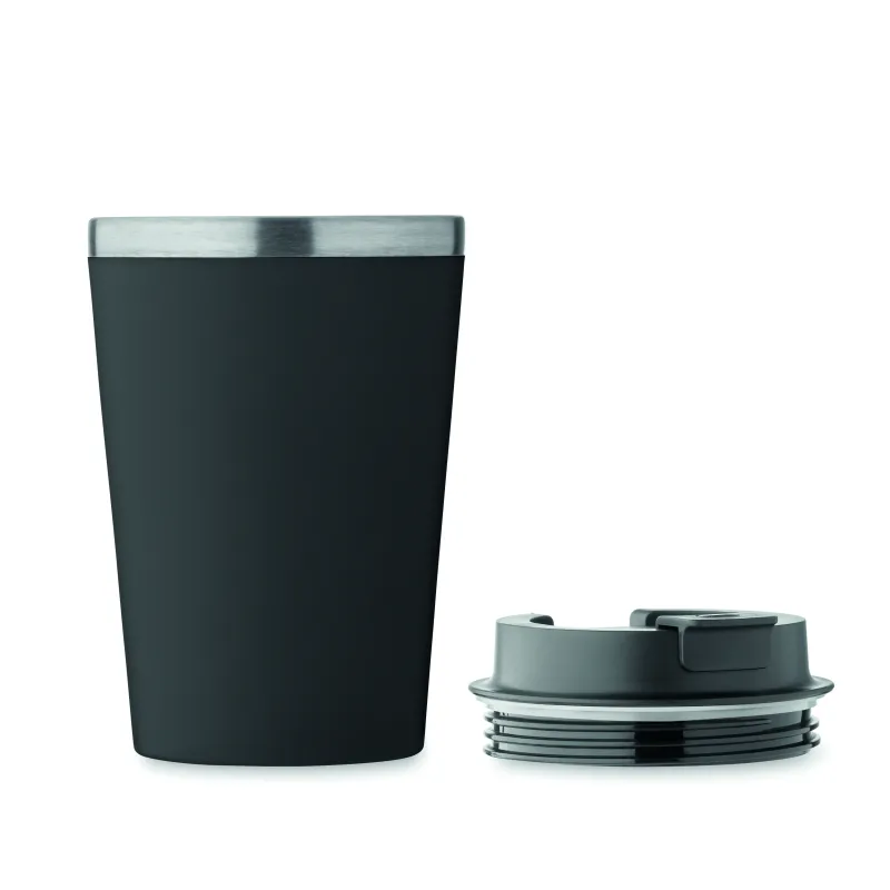 Gobelet isotherme personnalisable anti-fuite 350 ml en acier recyclé