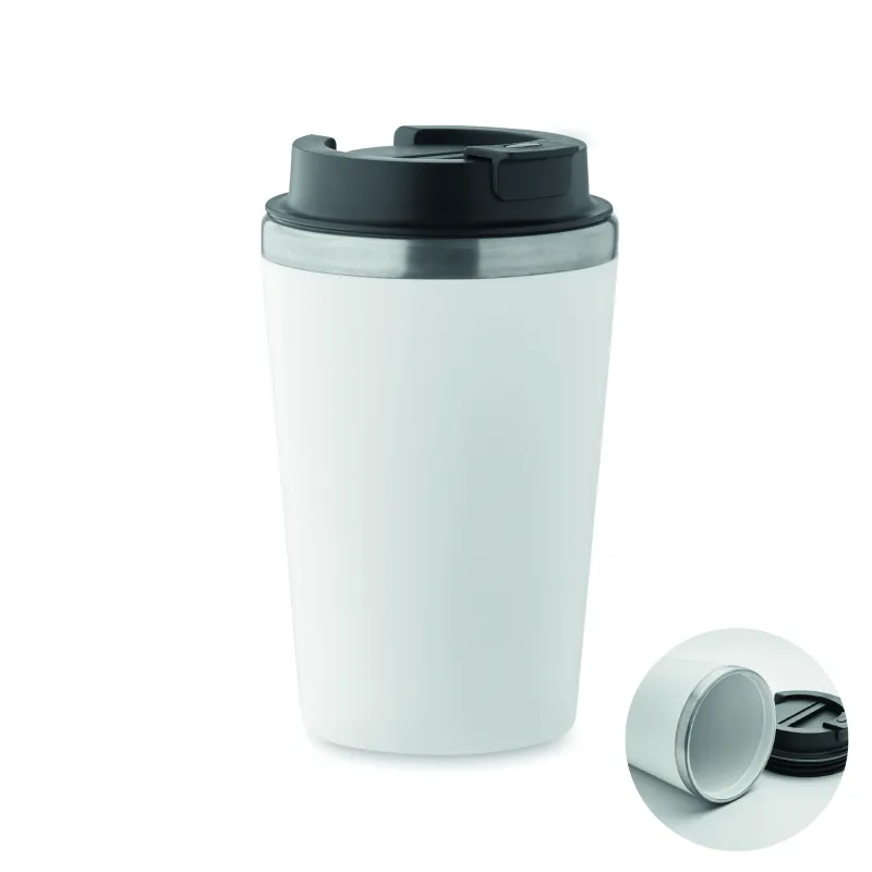 Gobelet isotherme personnalisable anti-fuite 350 ml en acier recyclé