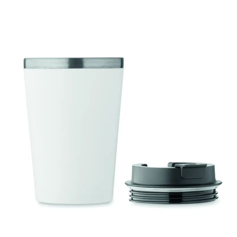 Gobelet isotherme personnalisable anti-fuite 350 ml en acier recyclé