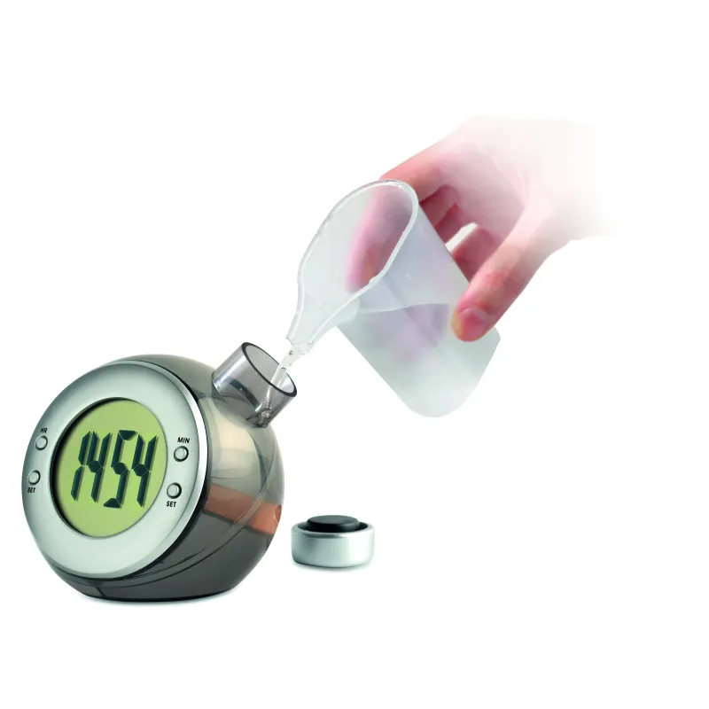 Horloge écologique LCD – Fonctionne sans pile & personnalisable