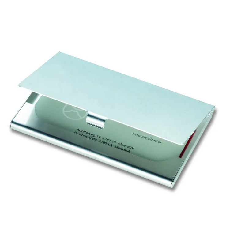 Étui à cartes de visite en aluminium – Élégant, compact et personnalisable